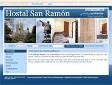 Tablet Screenshot of pensionsanramon.com